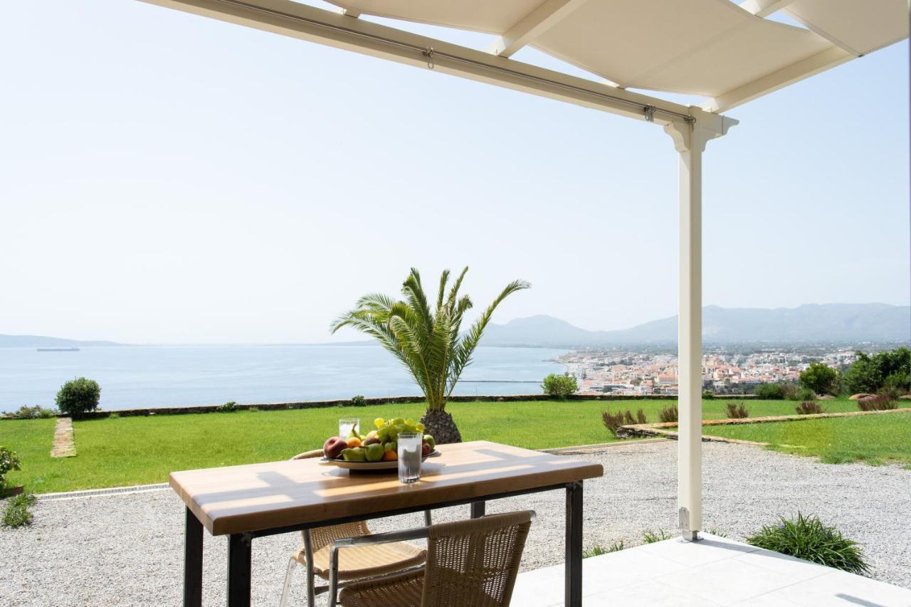 Villa Itis - Elegant Ground Floor Suite With Terrace & Great View Neapoli Voion Bagian luar foto